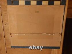 RARE Vintage 1963 Framed Shop Display Advert Winston Churchill WWII Interest