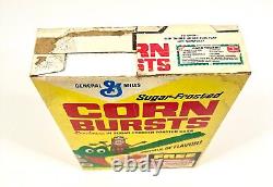 RARE Vintage 1968 General Mills Corn Bursts Cereal Box Scott Bruce BOOK EXAMPLE