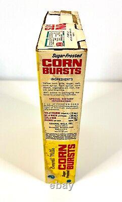 RARE Vintage 1968 General Mills Corn Bursts Cereal Box Scott Bruce BOOK EXAMPLE