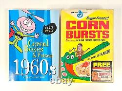 RARE Vintage 1968 General Mills Corn Bursts Cereal Box Scott Bruce BOOK EXAMPLE