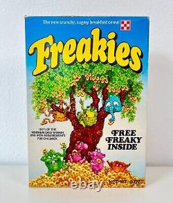 RARE Vintage 1972 Ralston Freakies FREAKY Cereal Box == 1 of 2 KNOWN TO EXIST