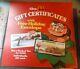 RARE Vintage 1976 Holiday Gift Certificates Advertising Plastic Display Store