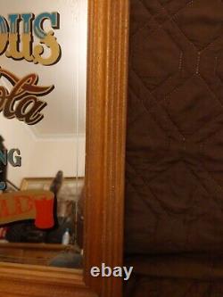 RARE Vintage 1980s 63x46cm Large Coca Cola Coke Advertising Picture Wall Mirror