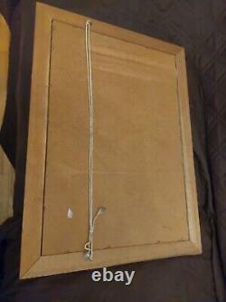 RARE Vintage 1980s 63x46cm Large Coca Cola Coke Advertising Picture Wall Mirror