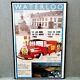 RARE Vintage 1987 Original McDONALDS French Promo Advertising Art Print Poster
