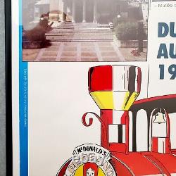 RARE Vintage 1987 Original McDONALDS French Promo Advertising Art Print Poster