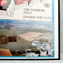 RARE Vintage 1987 Original McDONALDS French Promo Advertising Art Print Poster