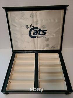 RARE Vintage 1990s Ray-Ban CATS Sunglasses Salesman's Sample Presentation Case