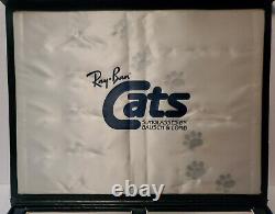 RARE Vintage 1990s Ray-Ban CATS Sunglasses Salesman's Sample Presentation Case