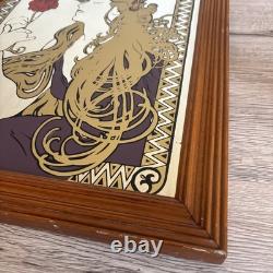 RARE Vintage Art Nouveau CHANEL No 5 Parfum De Toilette ADVERTISING MIRROR 19 x