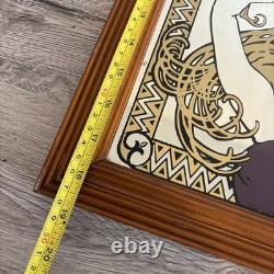 RARE Vintage Art Nouveau CHANEL No 5 Parfum De Toilette ADVERTISING MIRROR 19 x
