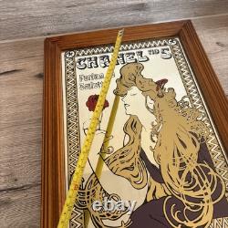 RARE Vintage Art Nouveau CHANEL No 5 Parfum De Toilette ADVERTISING MIRROR 19 x