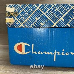RARE Vintage Champion Reverse Weave Athletic Campus Wear Advertising EMPTY Box