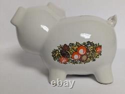RARE Vintage Corning Ware Spice Of Life Promotional Advertising Coin Piggy Bank