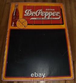 RARE Vintage DRINK DR PEPPER SODA POP 10 2 4 ADVERTISING CHALKBOARD SIGN
