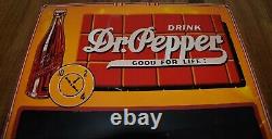 RARE Vintage DRINK DR PEPPER SODA POP 10 2 4 ADVERTISING CHALKBOARD SIGN