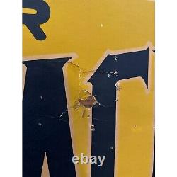 RARE Vintage Early 1900s Jewel Furnances Stoves Advertising Banner Sign Detroit