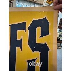 RARE Vintage Early 1900s Jewel Furnances Stoves Advertising Banner Sign Detroit