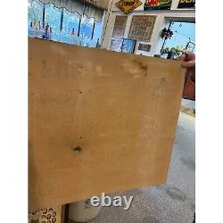 RARE Vintage Early 1900s Jewel Furnances Stoves Advertising Banner Sign Detroit