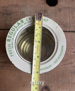 RARE Vintage Ed Martins Fresh Crab Meat 1Lb Tin Can Advertising Country Store