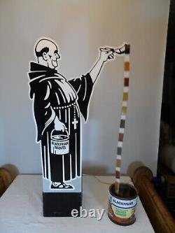 RARE Vintage Fantastic BLACKFRIAR Automated Shop Window Display Monk