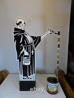 RARE Vintage Fantastic BLACKFRIAR Automated Shop Window Display Monk