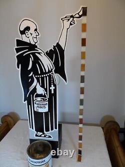 RARE Vintage Fantastic BLACKFRIAR Automated Shop Window Display Monk