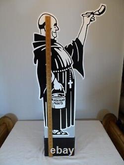 RARE Vintage Fantastic BLACKFRIAR Automated Shop Window Display Monk