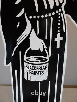 RARE Vintage Fantastic BLACKFRIAR Automated Shop Window Display Monk