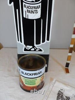 RARE Vintage Fantastic BLACKFRIAR Automated Shop Window Display Monk