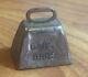RARE Vintage Garst Bros Dairy Advertising Mini Bell Golden Guernsey Roanoke Va