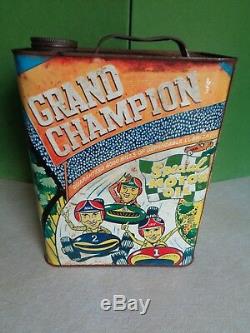 RARE Vintage Grand Champion 2-Gallon Special Motor Oil Can SAE 30
