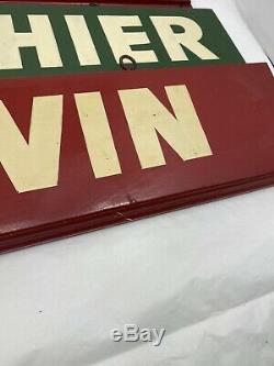 RARE Vintage Horse Race Track Betting Window Used CHURCHILL DOWNS Signs Set of 4