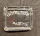 RARE Vintage Hotel Ritz Paris France Ashtray Clear Glass circa 1930's