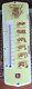 RARE Vintage John Deere Advertising Thermometer Metal Sign Large 24 Tall