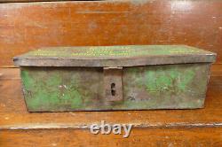 RARE Vintage John Deere JD Farm Machinery Advertising Madelia, MN Tool Box