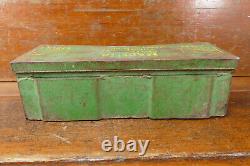 RARE Vintage John Deere JD Farm Machinery Advertising Madelia, MN Tool Box