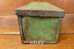 RARE Vintage John Deere JD Farm Machinery Advertising Madelia, MN Tool Box