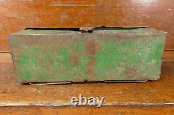 RARE Vintage John Deere JD Farm Machinery Advertising Madelia, MN Tool Box
