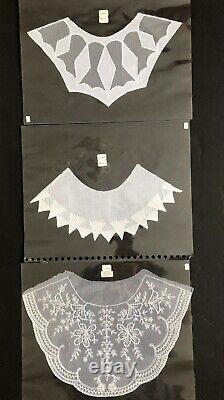 RARE Vintage LACE COLLARS Salesman Samples Catalogue Binder 90+ samples