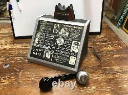 RARE Vintage LITE-O-PHONE 1939 CIGAR LIGHTER Counter Top Display ADVERTISING OLD