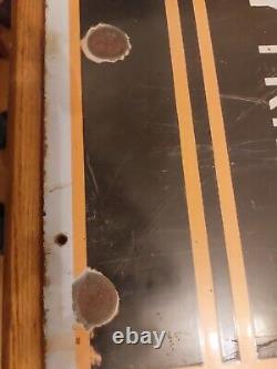 RARE Vintage Large 76x51cm 5kg Enamel Birmingham Weekly Post Advertising Sign