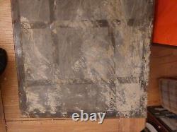 RARE Vintage Large 76x51cm 5kg Enamel Birmingham Weekly Post Advertising Sign