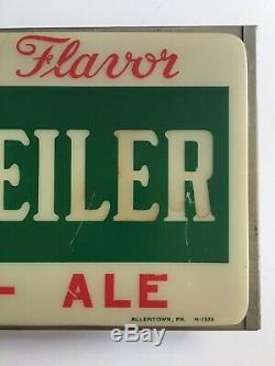 RARE! Vintage NEUWEILER BEER Lighted 20 Brewery Advertising Sign Allentown PA