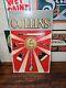 RARE Vintage ORIGINAL COLLINS TOOLS AXE ADVERTISING SIGN 22 x 14 cardboard