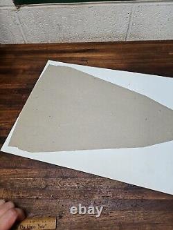 RARE Vintage ORIGINAL COLLINS TOOLS AXE ADVERTISING SIGN 22 x 14 cardboard
