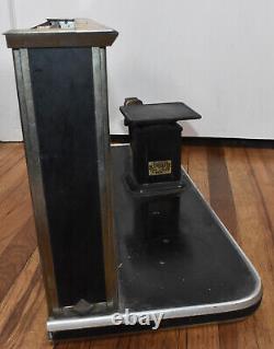 RARE Vintage Post Office Postal Scale Weigh Advertising Counter Station w ATLAS