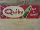 RARE Vintage Quiky Cola Embossed Sign Stout Antique Beverage Drink 9626