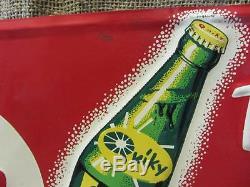 RARE Vintage Quiky Cola Embossed Sign Stout Antique Beverage Drink 9626