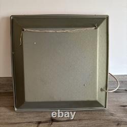RARE Vintage Reclaimed Coffee Shop Illuminated Sign ILLY COFFEE 48cm x 48cm VGC